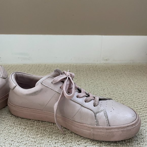 Greats The Royale leather dusty pink sneakers - Picture 2 of 9